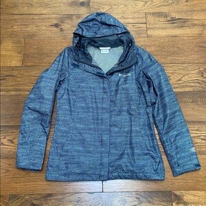 Columbia Arcadia Waterproof Rain Jacket, blue, size S